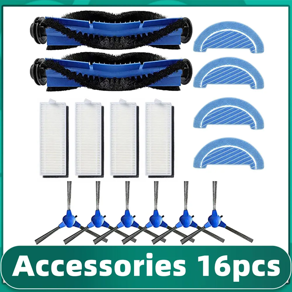 Cecotec Conga 1790 Ultra / 1090 Hepa Filter Mop Cloth Main Side Brush Spare Parts Robotic Vacuum Cleaner Replacement Kits