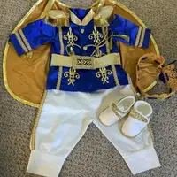 Fantasia Boys Kids Prince King Cosplay Fancy Dress Boys Carnival Cosplay Costume For Kids Birthday Gift Holiday Charming