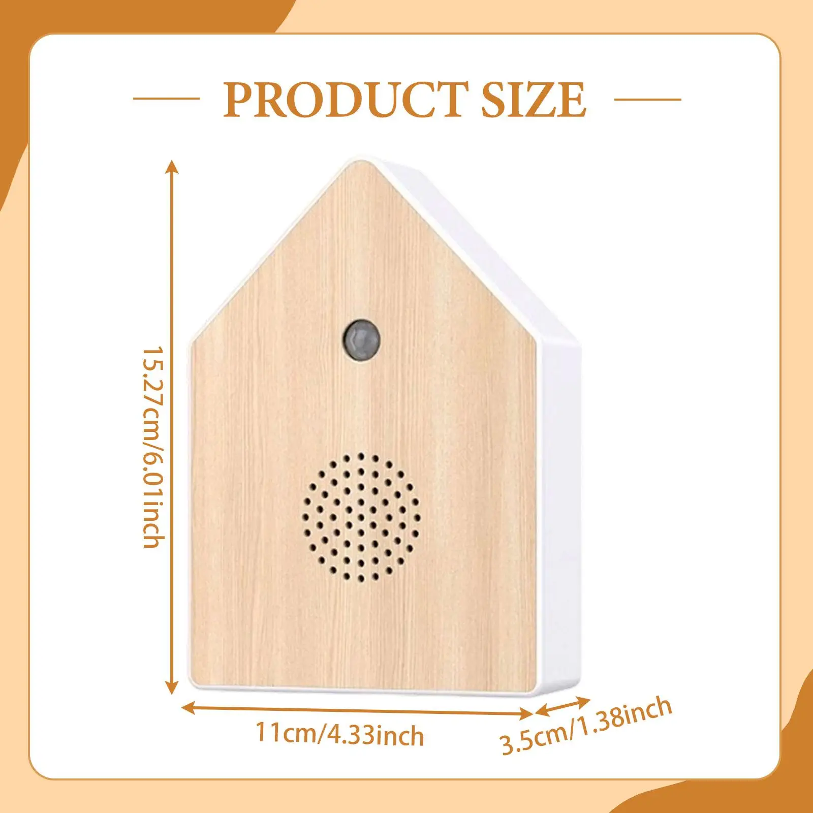 

Звуковая коробка для птиц, домашний портативный стол/настенный аппарат для пения птиц для гостиной, спальни, сада, патио