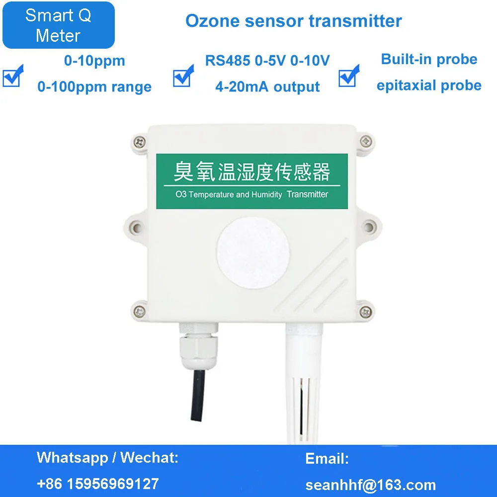 

Ozone detector sensor O3 concentration detection instrument 485 high precision temperature and humidity integrated Transmitter