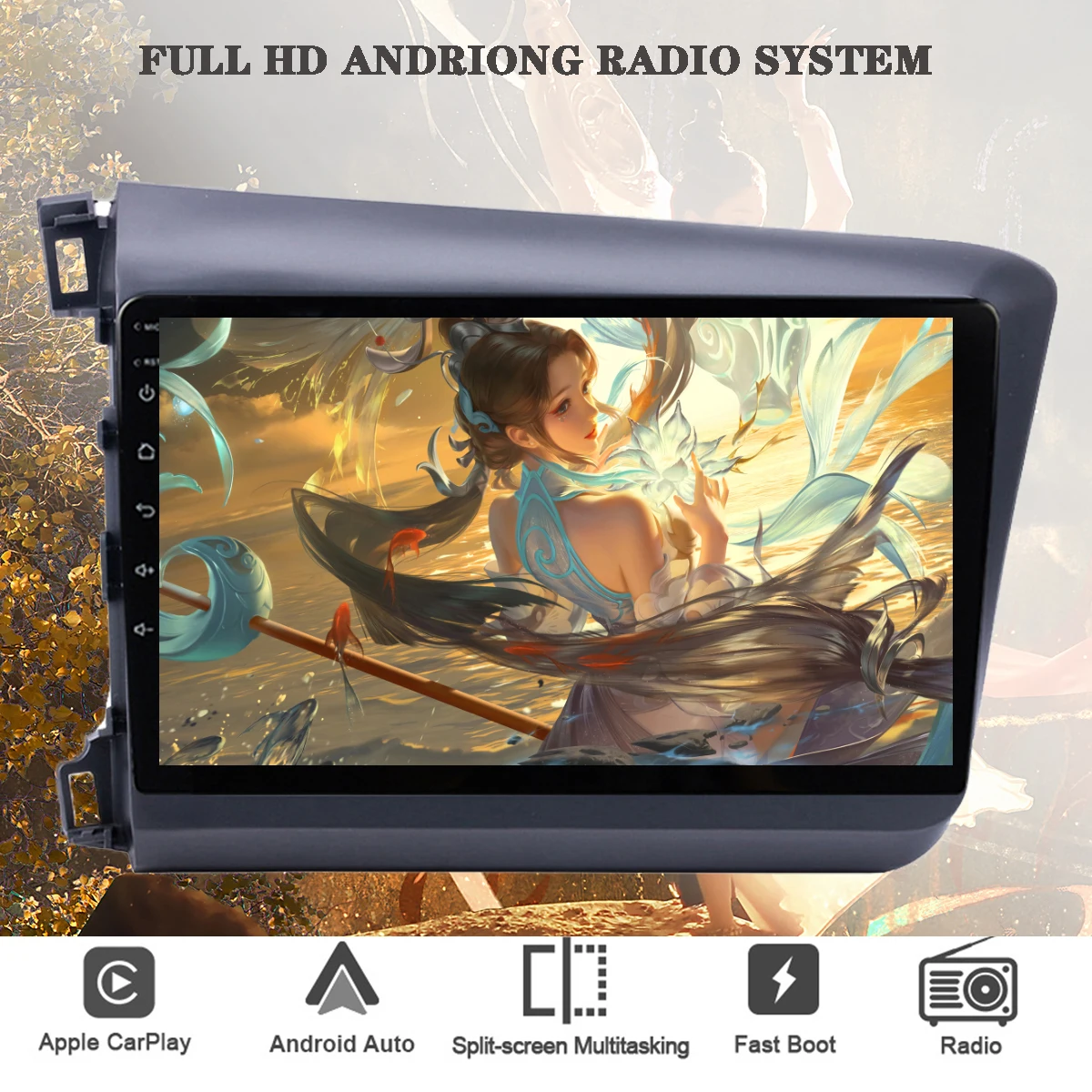 

9 "1280*720 8-ядерный Android 11 8G + 128G Авторадио Стерео для Toyota Prado 120 Land Cruiser 2004 - 2009 HU головное устройство магнитофон