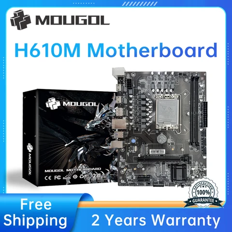 Материнская плата MONGOL H610M DDR4 LGA1700 для настольных ПК
