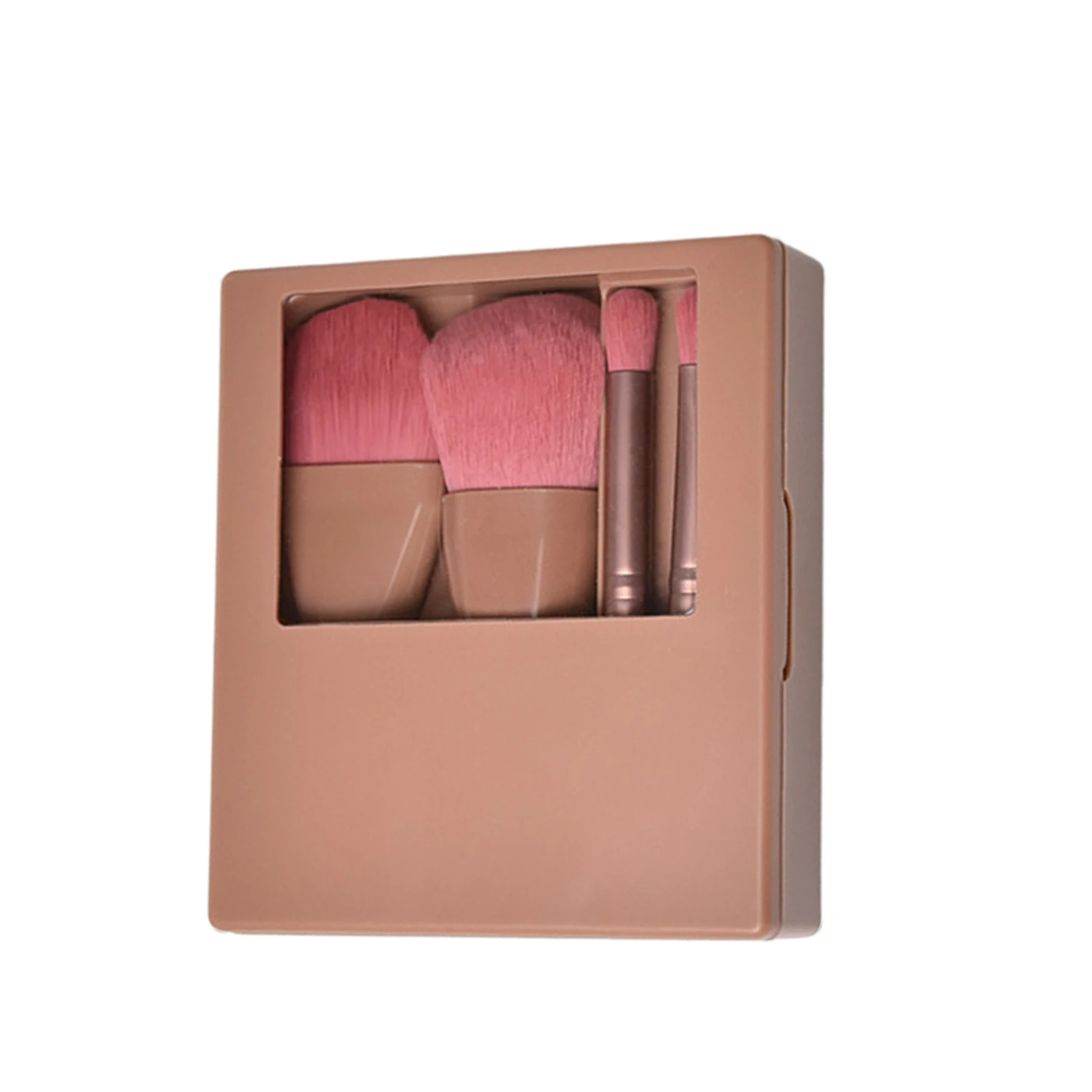 Дорожный набор кистей для макияжа Dusty Rose - обновление до версии 3.0 5 с зеркалом