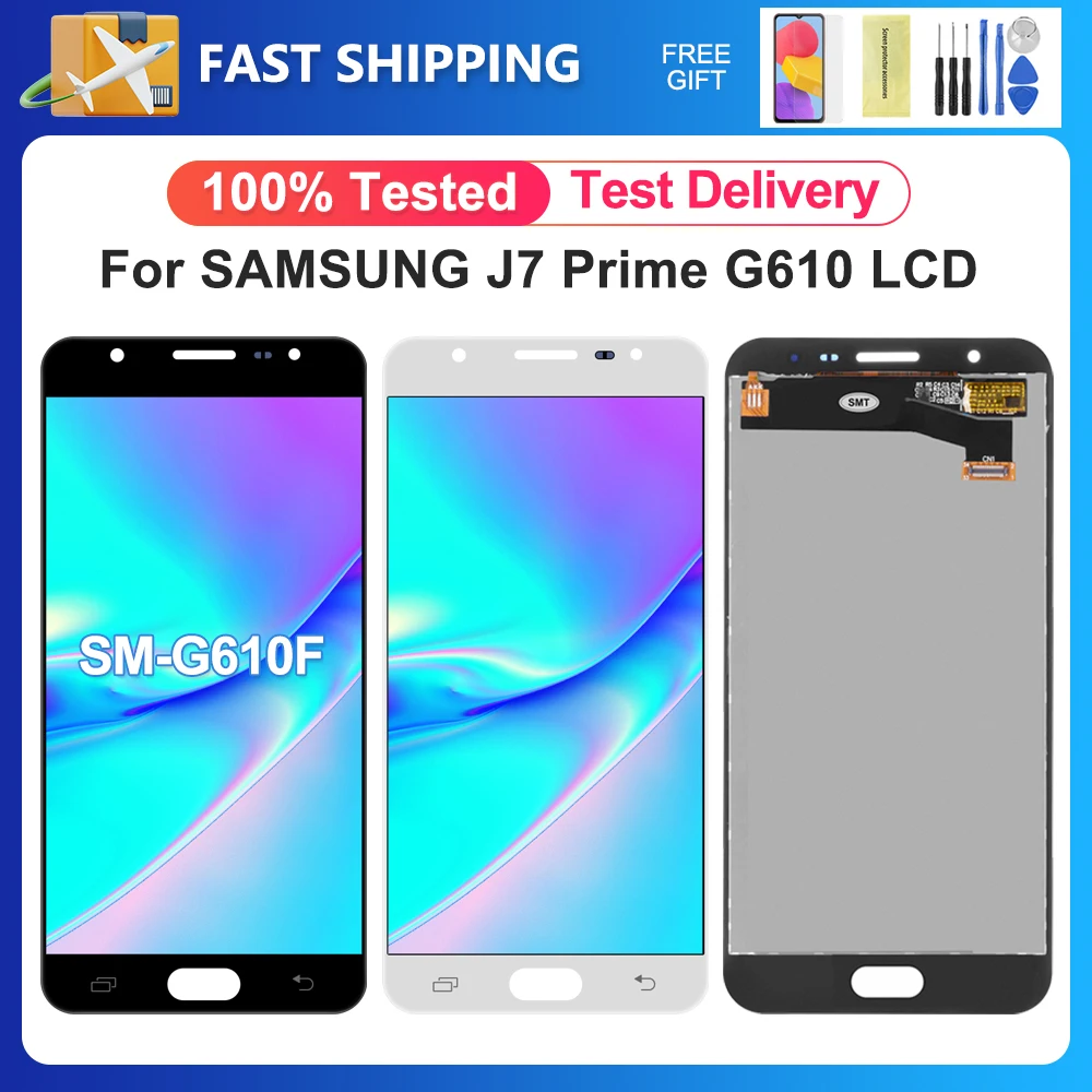 

J7 Prime For Samsung 5.5''For Original G610 G610F G610Y G610M G610 LCD Display Touch Screen Digitizer Assembly Replacement