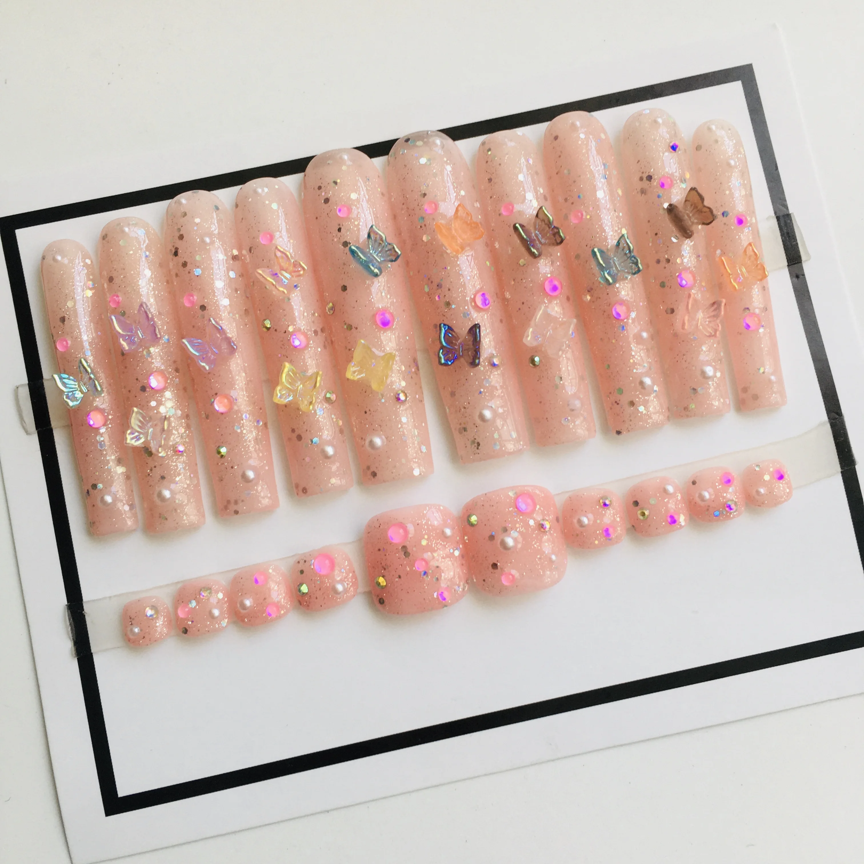 Оптовая цена длинный балерина полное покрытие высокое качество алмазный дизайн