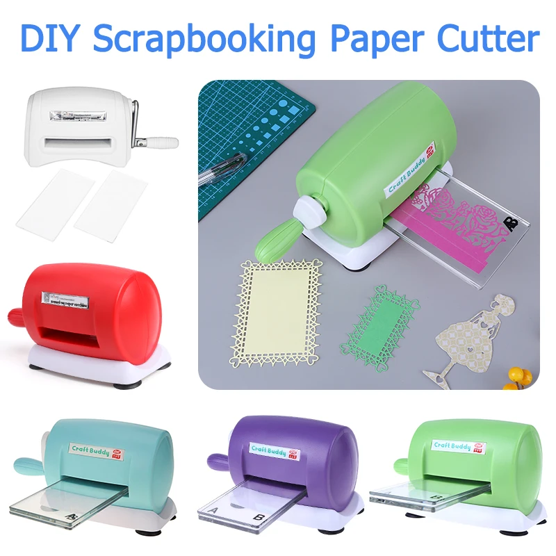 

Plastic Scrapbook Die Cutter Embossing Machine Home PC DIY Scrapbooking Paper Crafts Scrapbooking Cutter Piece Machine Handcraft