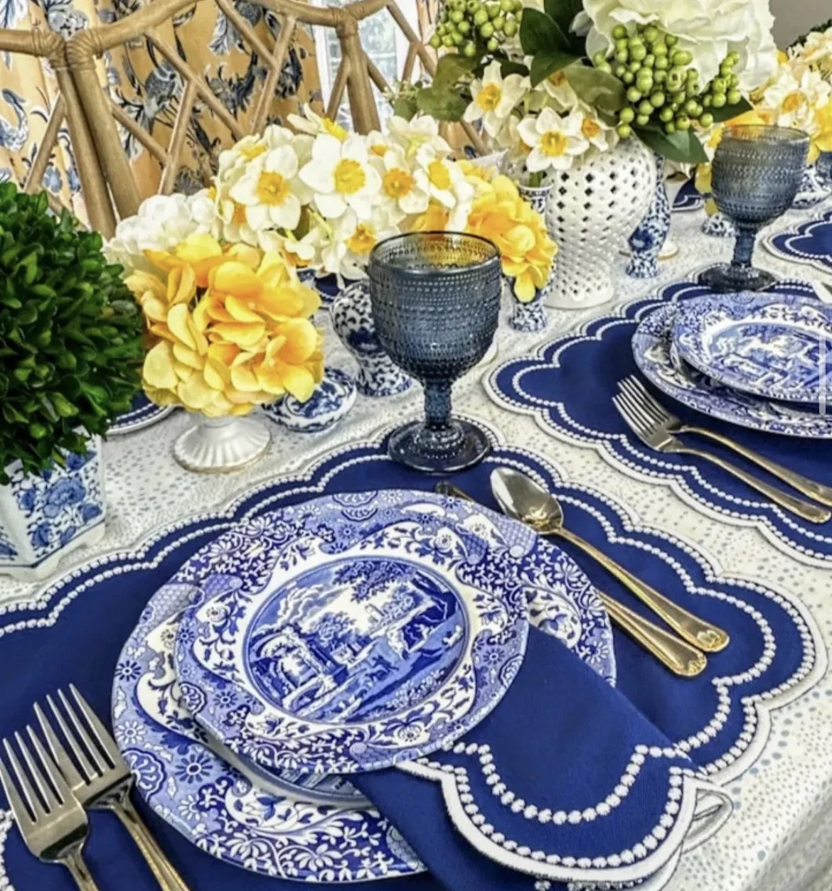 Table Linens  Embroidery Set of 8,placemat for dining table,
