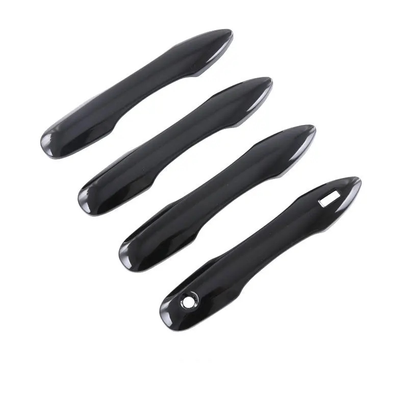 

Автомобильная ручка для Toyota Camry XV70 70 Daihatsu Altis 2018 ~ 2024, хромированная наклейка на боковую дверь из углеродного волокна, декоративная отделка, аксессуары