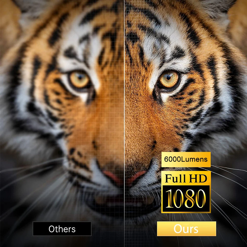 Everycom L8A L8W светодиодный проектор Full HD Домашний кинотеатр 6000 люмен проекторы WIFI