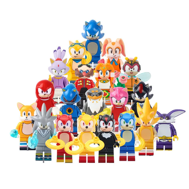 

WM6087 Sonic WM6088 строительные блоки аниме мультфильм мини Экшн Игрушка Кирпичи подарок для детей WM6043 WM6086 KF1399 KF1403