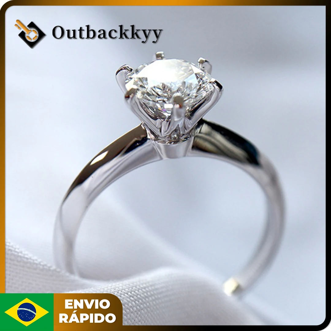 

Gold and Silver Diamond Ring Solitary Zirconia Stone Diamond Shape