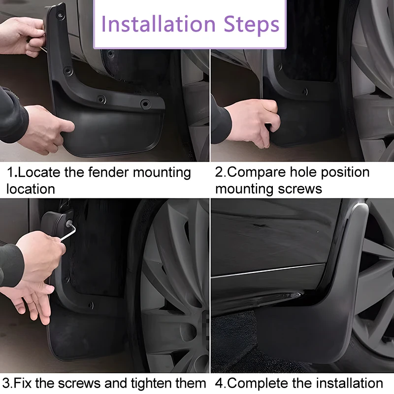 4 шт брызговики для Toyota Highlander MK2 XU40 2008~2013 автомобильные аксессуары автозапчасти