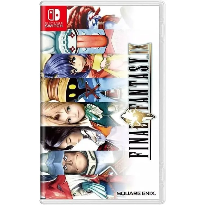 Final Fantasy IX for Nintendo Switch - New Original Sealed RPG, enhanced graphics, CE certified, explore magical realms and fight monsters in this epic adventure, ideal for switch games lovers.