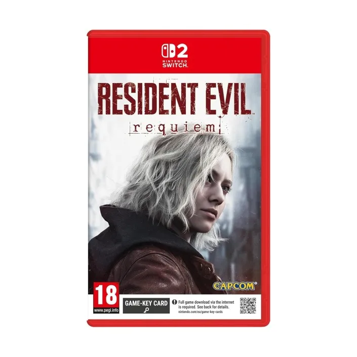 Resident Evil Requiem for Nintendo Switch 2 - Original Sealed Game, Horror Genre, features first and third-person perspective, launching on 27/02/2026, includes iconic locations from the series.