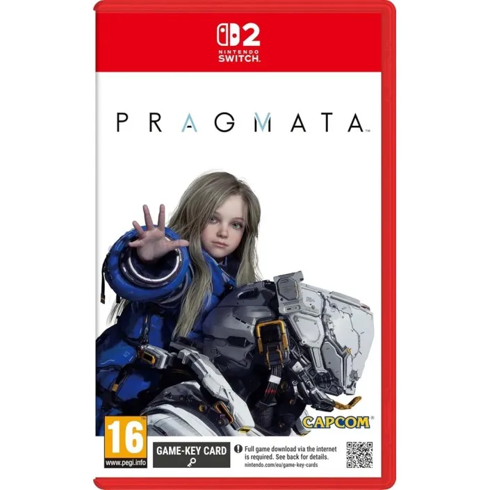 Pragmata Game for Nintendo Switch 2 PAL EU - Action, original sealed version launching on 24/04/2026, featuring advanced graphics and immersive gameplay in a surreal sci-fi environment, available in multiple languages.
