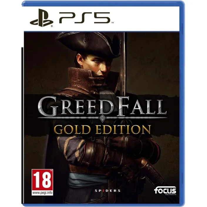 GreedFall Gold Edition for PS5 - Role-Playing Game with 4K Graphics, 60 FPS Performance, New Expansion "The De Vespe Conspiracy", and Total Role Freedom, Perfect for PS5 Games.