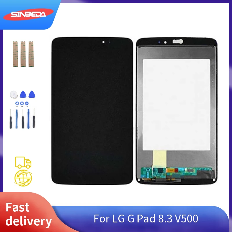 

100% протестированный 8,3 "Новый для LG G Pad V500 сенсорный экран дигитайзер V500 Wifi версия сенсорный экран дигитайзер панель Стекло Черный Белый