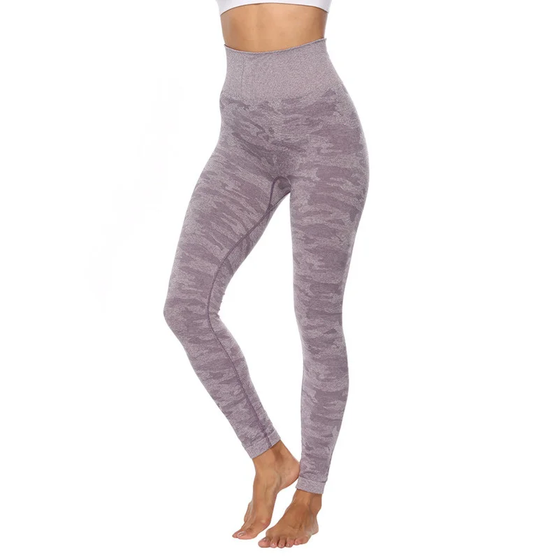 

Sport Camouflage Pants Women Seamless High Waist Workout Fitness Stretch Leggings Running Trousers Lady Sportswear Gym Pants