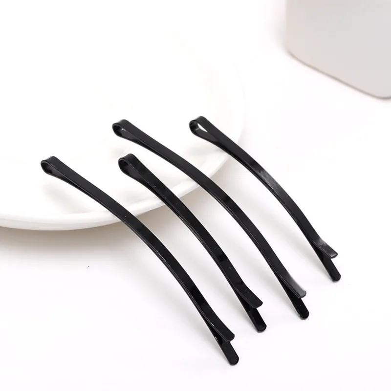 12Pcs 8.5cm Black Hairpins For Women Hair Clip Lady Bobby Pins Invisible Wave Hairgrip Barrette Hairclip Hair Clips Accessories