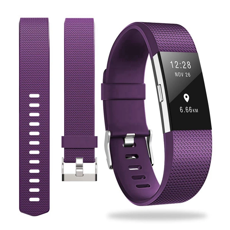 Смарт браслет запасные части для Fitbit Charge 2 ремешок Fit Bit Charge2 Гибкая повязка на
