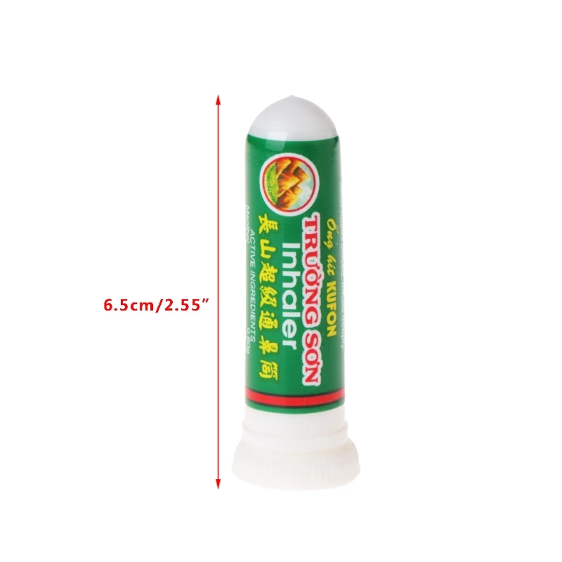 

1Pc Aromatic Peppermint Nasal Inhaler Fast Relief From Blocked Nose Sickness M89F