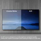 Стандартныйдлинный проектор VISUALAPEX, 8K, черный алмазкристаллический окружающий свет, отклонение фиксированной рамки, проекционный экран