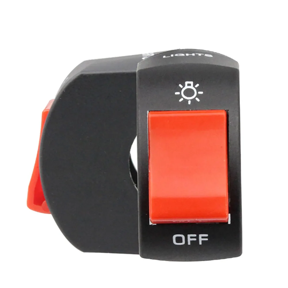 Motorcycle Handlebar Switch 22mm Light Rocker ON/OFF for ATV Electronic Bike Scooter Motorbike | Автомобили и мотоциклы