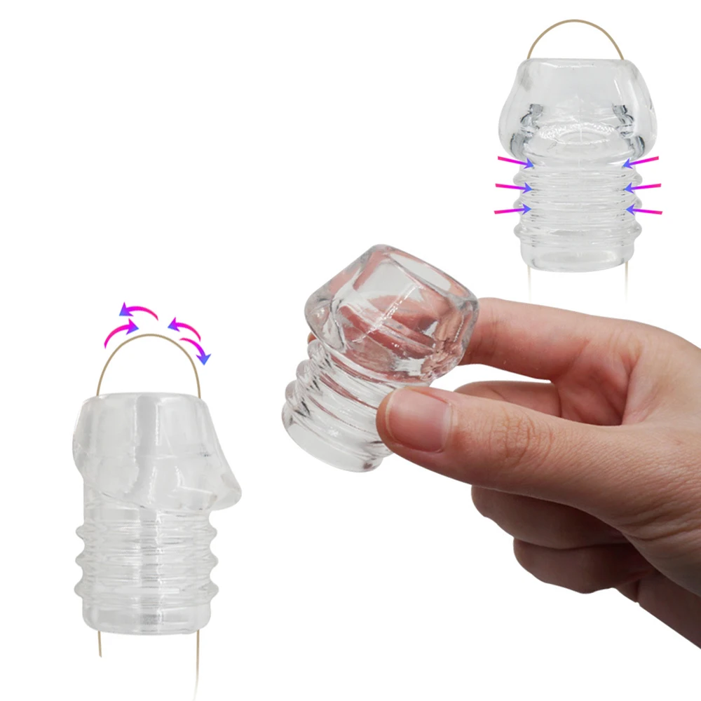 Силиконовые кольца на пенис Задержка эякуляции Кольцо многоразовые насадки