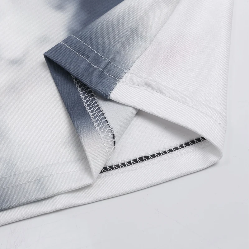 

Be Happy Women's Summer Letter Print Tie-Dye Round Neck Casual Short Sleeve T-Shirt Top White