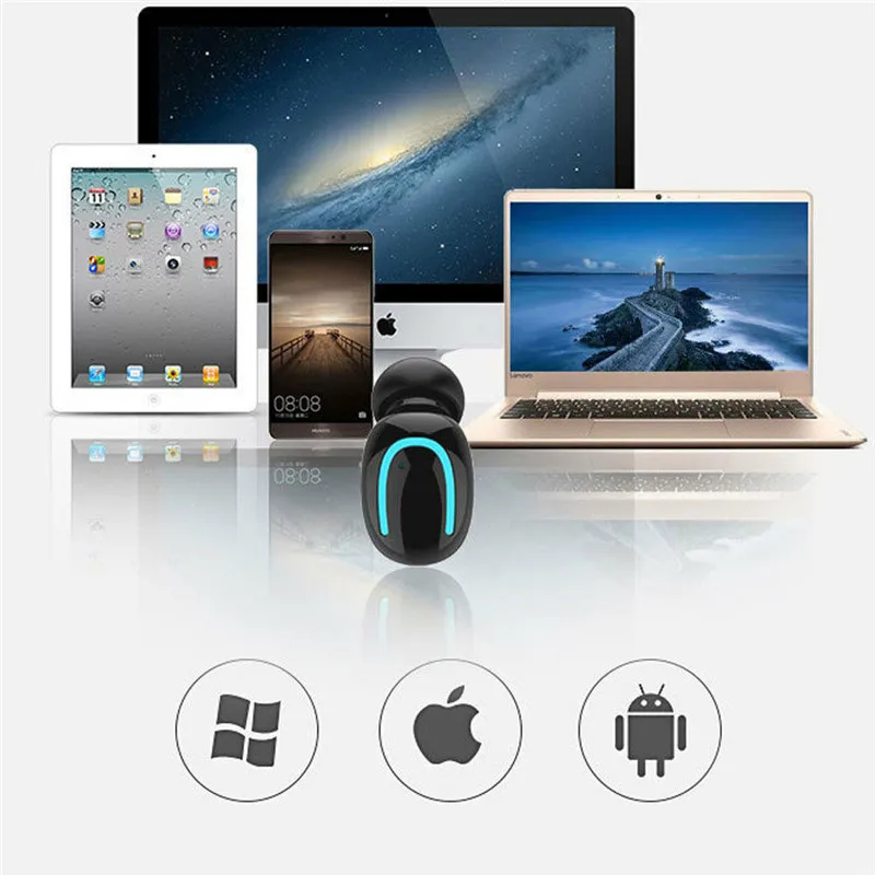 Беспроводные мини наушники Bluetooth 5 0 для Samsung S5 6 7 8pius 9 9plus 10 10plus A6 8 20e 30 40 50 60 70 с