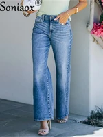 2021 streetwear sexy high waist womens fashion jeans ladies casual wide leg pants female denim baggy mom jeans straight trousers