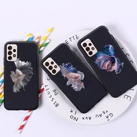 beautiful fighting fish phone case for samsung a10 32 51 52 71 72 50 12 21s s10 s20 s21 note 10 20 plus fe ultra