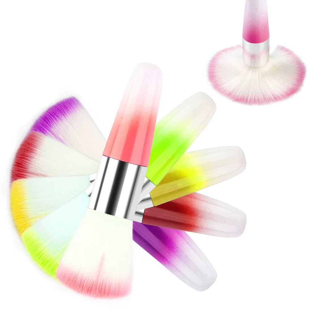 

1PCS Nail Brushes Gel Nail Art Dust Brush Soft Manicure Brush Nail Care Beauty Makeup Accessories Tools For Cleaning Dust Powder