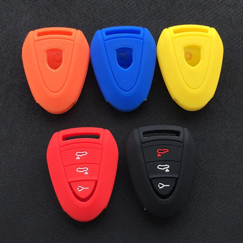 Силиконовый чехол для автомобильного ключа Porsche Carrera 911 997 Boxster S 2S 4S Turbo Cayman 996
