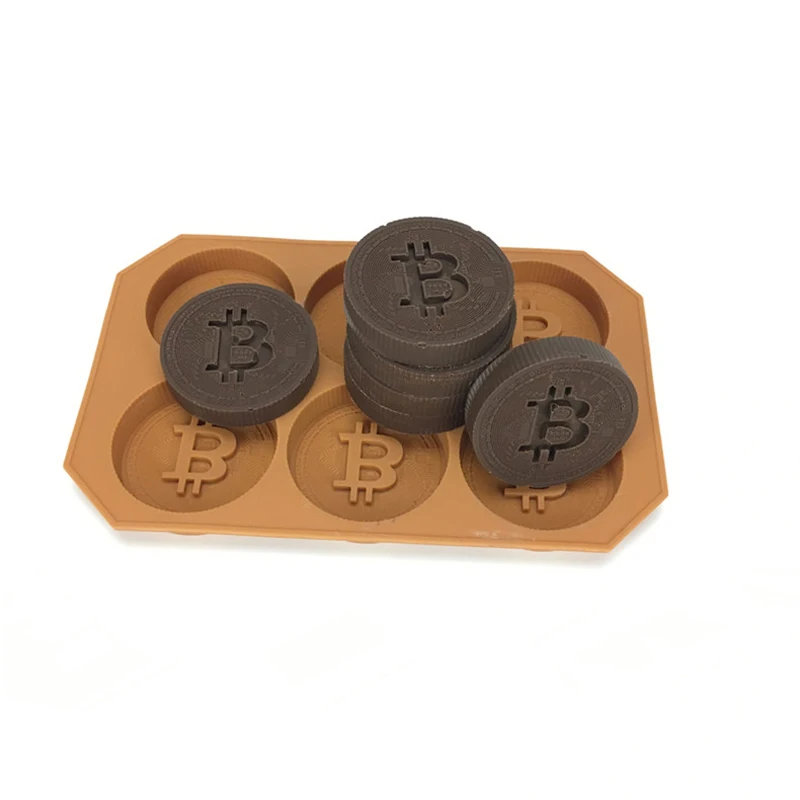 Силиконовая форма для выпечки торта 1 шт. устойчивая с 6 отверстиями монет