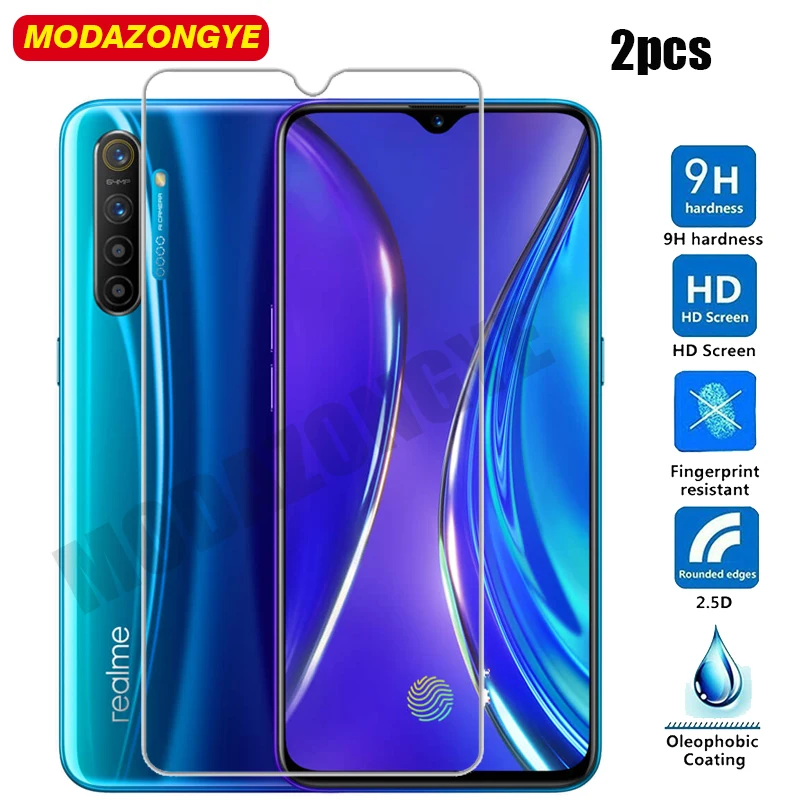 Закаленное стекло Realme XT 2 шт. защитная пленка для экрана Oppo RMX1921|Защитные стёкла и