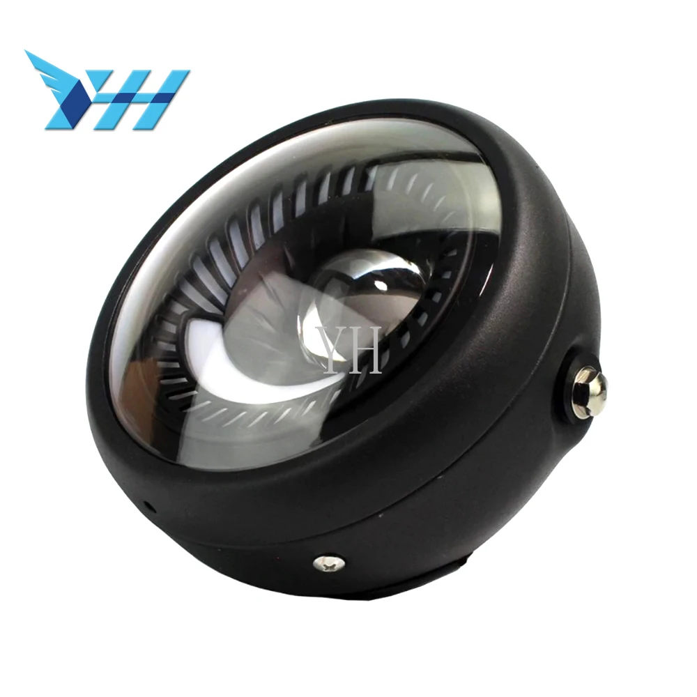 

Motorcycle Modification Accessories Racer Retro Universal LED Protection Headlights Suitable Universal For Honda Yamaha ETC