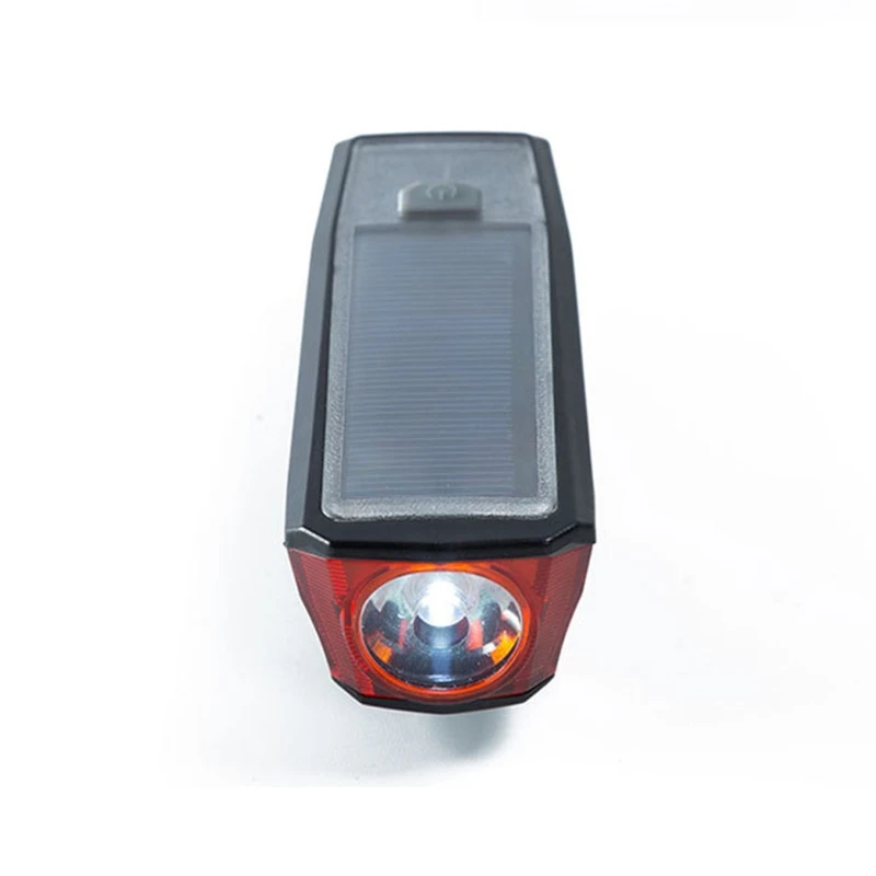 Звуковой сигнал на солнечных батареях USB Перезаряжаемые 4 режима велосипедный