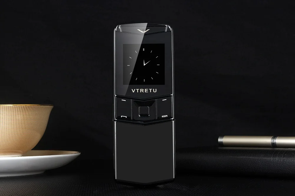 Роскошный Металлический фирменный телефон 2G GSM Специальный стиль бизнес слайдер тонкий крутой Мини карта телефон BT циферблат Вибрация анти потеря