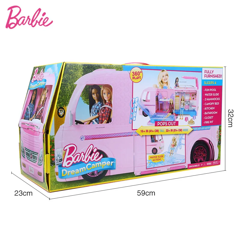 Барби мечта RV девочка Рождество подарок на день рождения Кемпер игровой дом