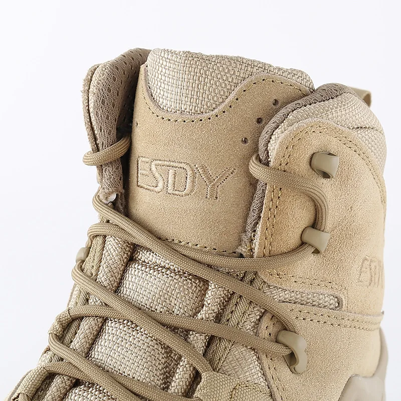 Esdy Уличная обувь нейлоновая кожаная ткань износостойкие амортизирующие военные