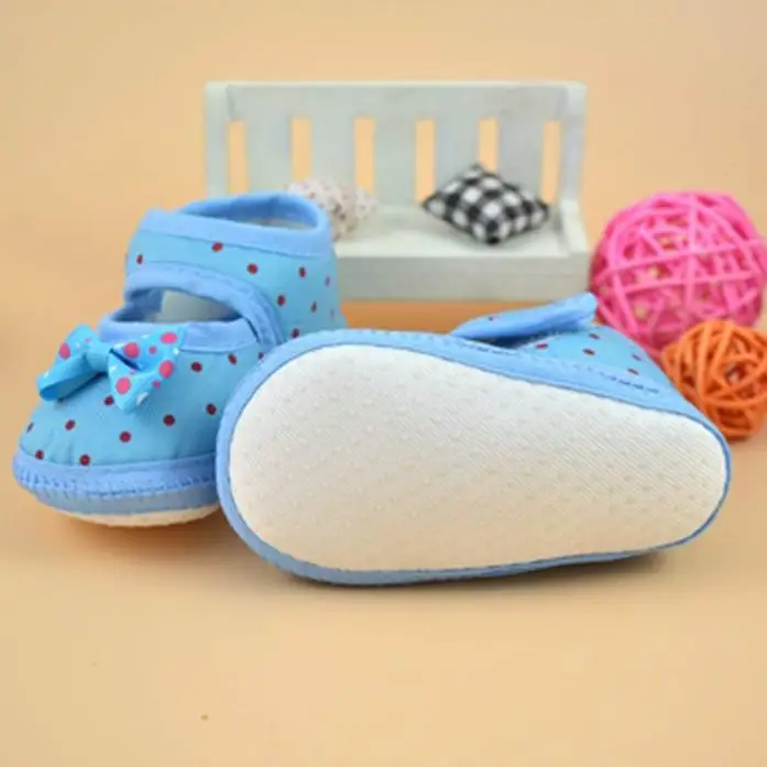 

Baby Bowknot Shoes Soft Crib Shoes First Walkers Anti-slip Casual Shoes Toddler First Walkers 2021