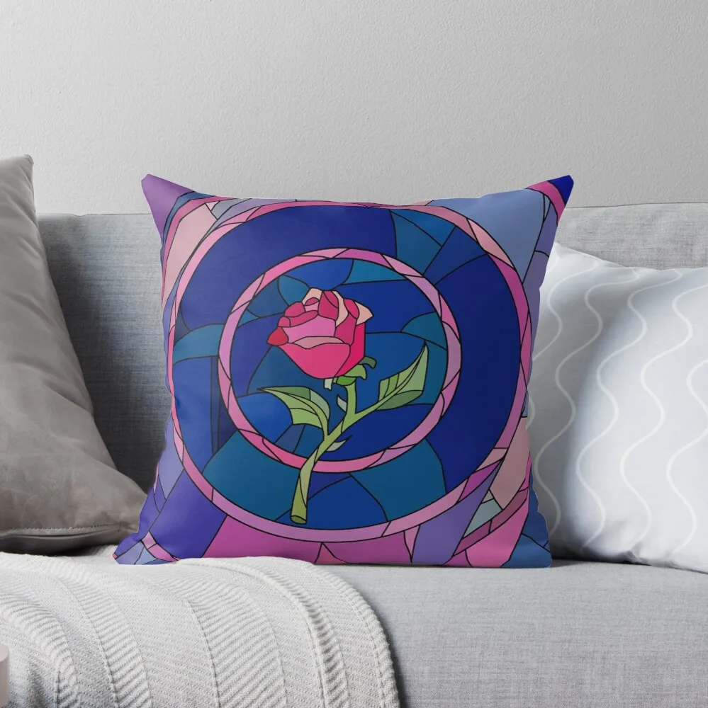 

Glass Rose Throw Pillow Pillowcase Cushion Cover Home Decorative Sofa Pillow Cover Cushion Cover 40x40cm 45x45cm