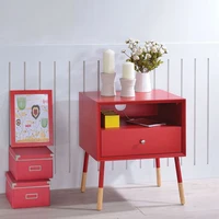 nightstand bed sofa side end coffee table wood storage drawers 2 drawer bedside end table bedroom furniture