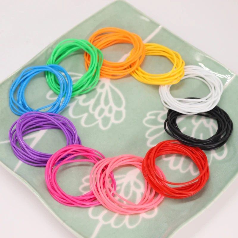 25 шт. смешанные силиконовые браслеты сделать резиновый браслет Gummies обернутые