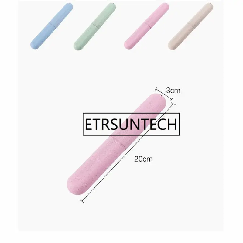 200pcs Portable Toothbrush Box Travel Camping Cap Case Storage Outdoor Trip Cute Accessories | Дом и сад