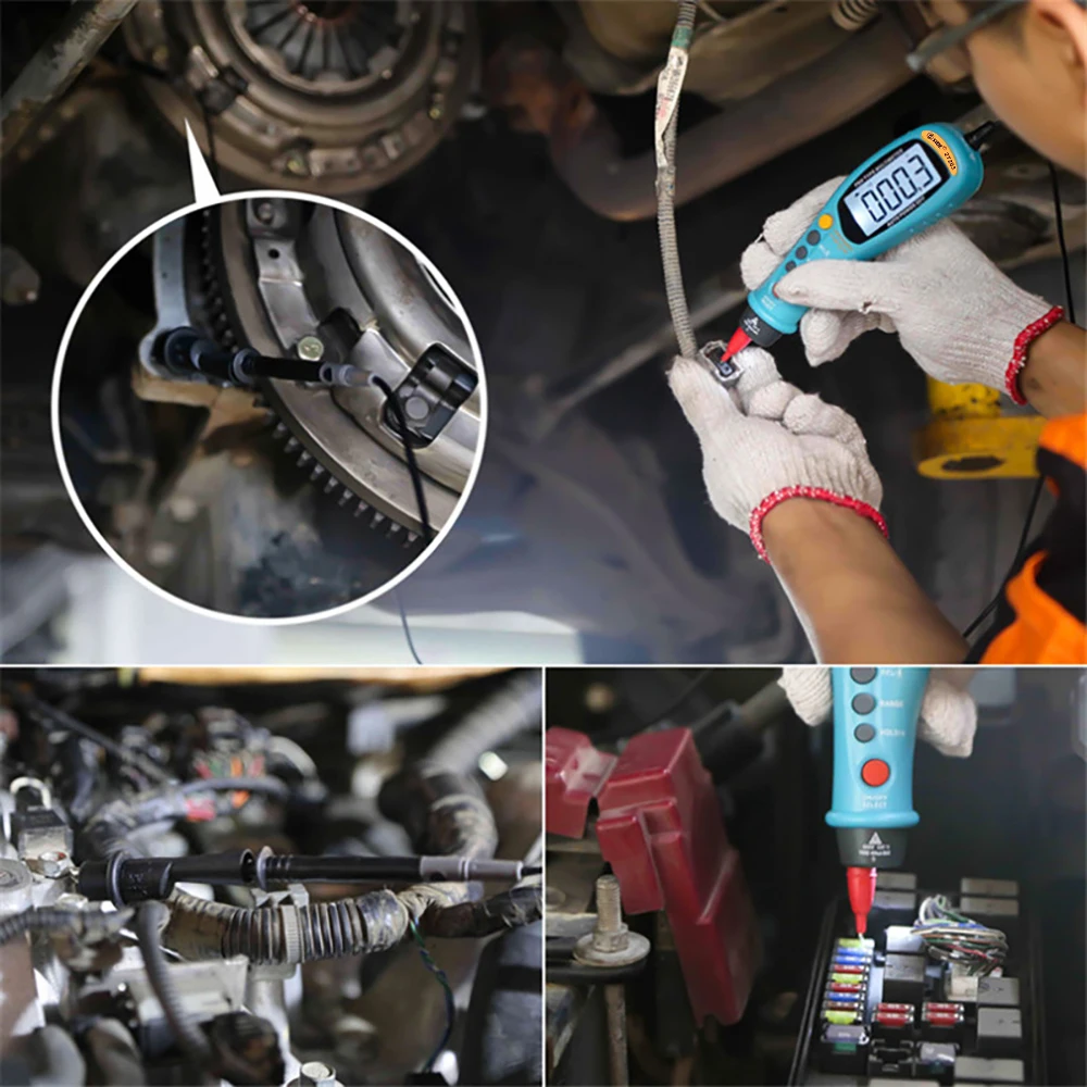 Цифровой мультиметр BSIDE Pen-Type истинный RMS автомобильный вольтметр с