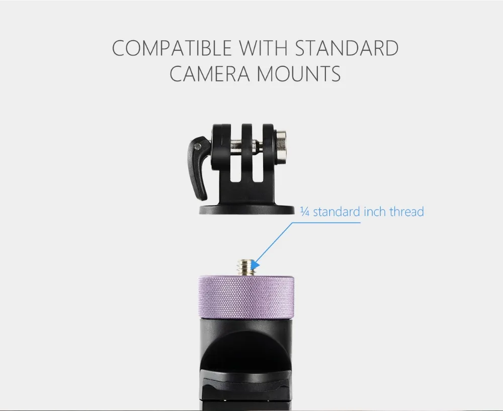 PGYTECH DJI OSMO карманная селфи палка рукоятка и аксессуар крепление для DJI Osmo карманная/экшн-Камера Gopro Hero 6 5 4/аксессуары