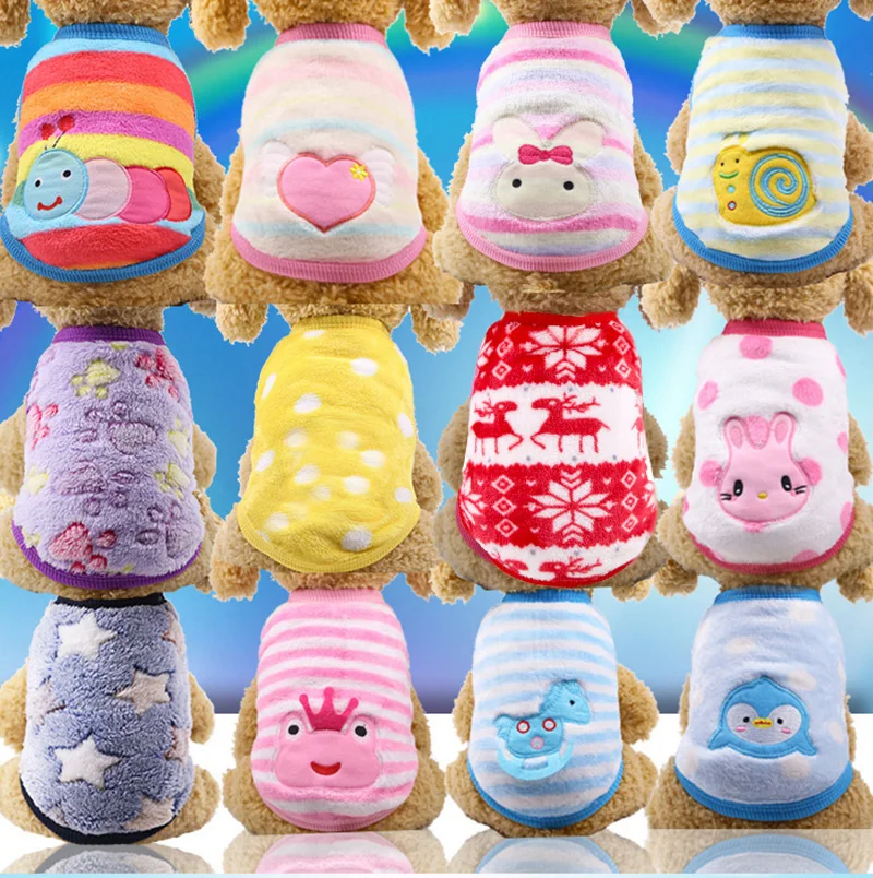 Милые теплые спортивные костюмы одежда с принтом в виде собак для маленьких Зима