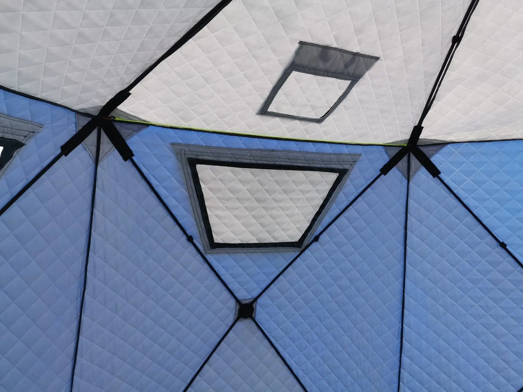 Зимняя палатка 210T 3-слойная ветрозащитная и водонепроницаемая подходит для